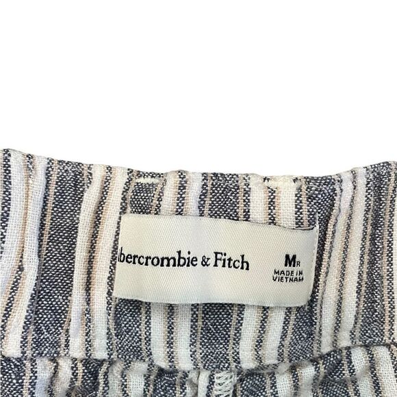 ABERCROMBIE & FITCH Striped Wide Leg Pants Size Medium - Picture 4 of 4